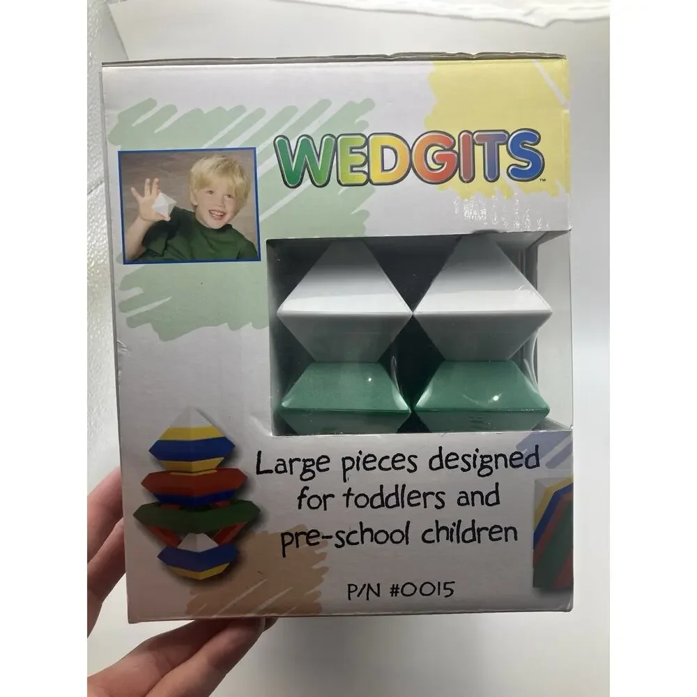 ImagAbility WEDGiTS Starter Set Interlocking Blocks 15pc Plastic Age 2+ MPN 0015